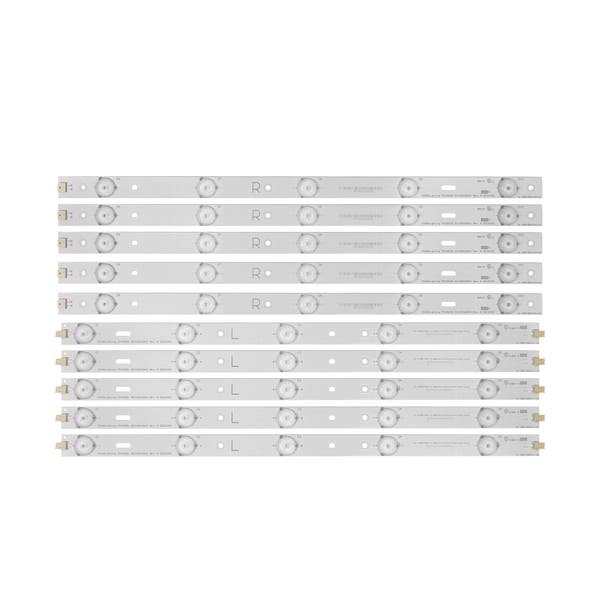 Kit 5 Barre LED Per TV Philips 40PFL3107H12, 40PFL3208H/K/T, 40 Pollici
