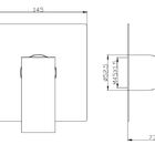 Kit Base Misturador E Acabam Monocomando 3/4 Black Preto