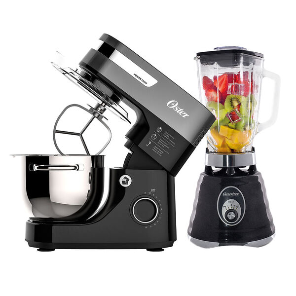 Kit Batedeira Planetária Bowl Inox E Liquidificador Osterizer