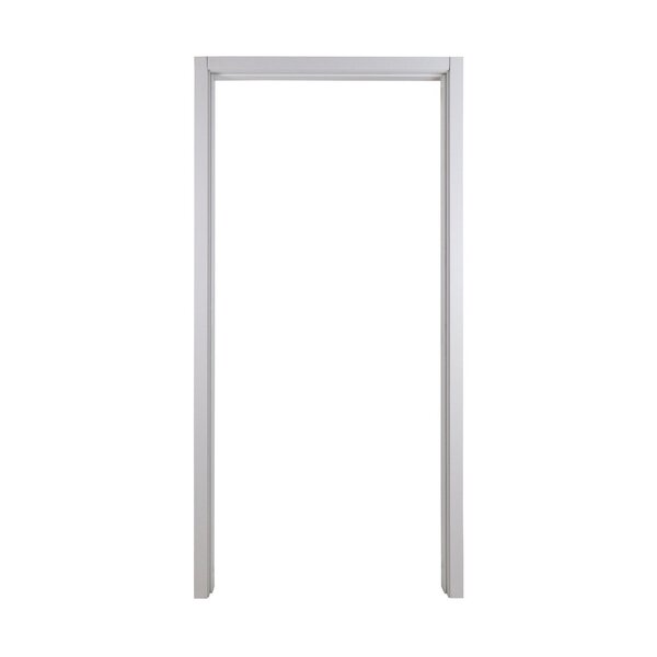 Kit Batente Com Alisar Regulável 2 Lados 12cm Mgm Branco