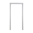 Kit Batente Com Alisar Regulável 2 Lados 16cm Mgm Branco