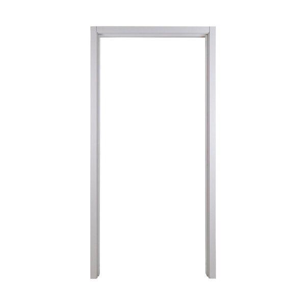 Kit Batente Com Alisar Regulável 2 Lados 16cm Mgm Branco