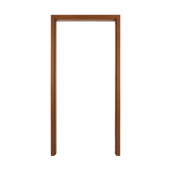 Kit Batente Com Alisar Regulável 2 Lados 7cm Mgm Mogno