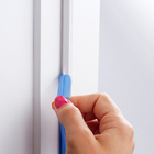 Kit Batente e Guarnição Regulável 7,5cm a 12,5cm de Madeira MDF Branco 215x3cm Moldurama