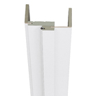 Kit Batente e Guarnição Regulável 7,5cm a 12,5cm de Madeira MDF Branco 215x3cm Moldurama