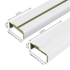 Kit Batente e Guarnição para Porta Camarão Regulável 12cm a 17cm de Madeira Eucalipto Branco 2,20x1,10m Moldurama