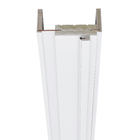 Kit Batente e Guarnição Regulável Para Porta Camarão MDF Ultra Branco 10 a 14cm Artens