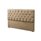 Kit Baú Recamier + Cabeceira Sonho King Suede Bege