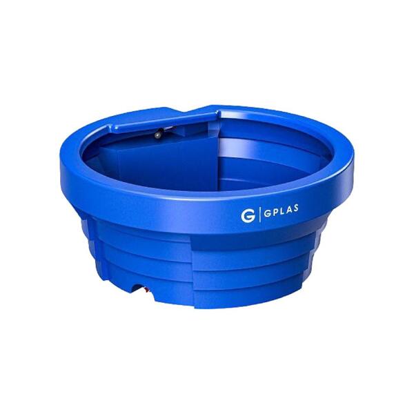 Kit Bebedouros 500l E 1.000l Para Gado Azul Gplas