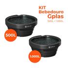 Kit Bebedouros 500l E 1.000l Para Gado Preto Gplas