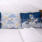 Kit Berço 10 Peças Aconchego Pequeno Príncipe Trança Cinza