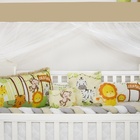 Kit Berço 10 Peças Leão Trança Bege E Palha Coleção Safari