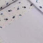 Kit Berço Padrão Americano Percal 150 Fios Rolinho 07 Peças M