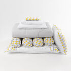 Kit Berço Tricot Encanto 09 Peças Louis - Amarelo