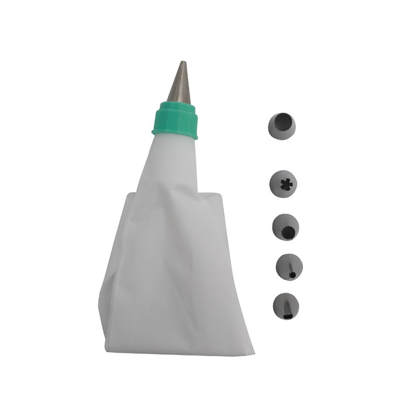 Kit Bico Confeiteiro 6 Pçs - Oikos Verde U