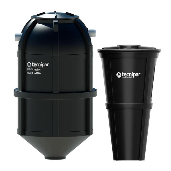 Kit Biodigestor 1.500l/dia Tecnipar E Leito De Secagem Tecnip