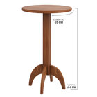 Kit Bistrô Bar Mesa Redonda 3 Banquetas Estofada Alta Diamant