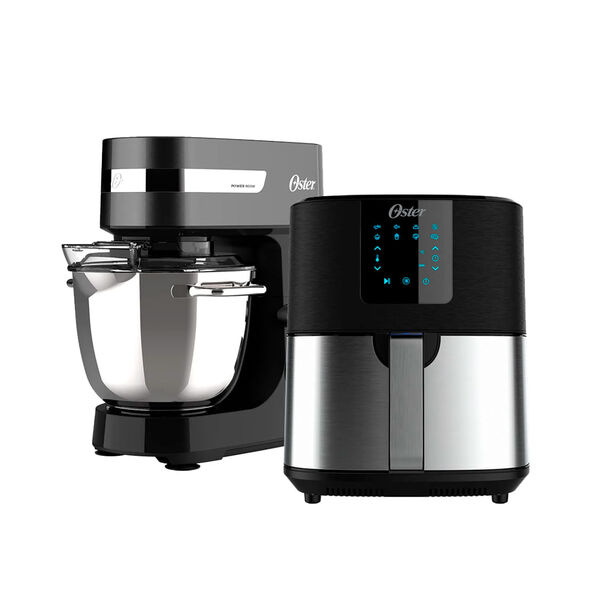 Kit Black Inox Fritadeira Ultra Digital E Batedeira Planetári