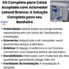 Kit Blukit Para Caixa Acoplada Com Mecanismo Acionamento Late