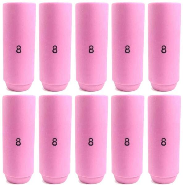 Kit Bocal Ceramico Para Tocha Tig 10n46 Nº8 - C/10