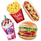 Kit Bóias Infláveis Batata + Hamburguer + Hot Dog + Milk Shak