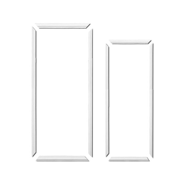 Kit Boiserie De Eva Autocolante Para Porta Rm61 3,8cm 60x140