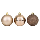 Kit Bola de Natal Camurça Tubo 5cm 6 Peças Cromus