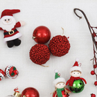 Kit Bola de Natal Tubo Ouro 7x7cm 6 Peças Cromus