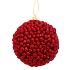 Kit Bola de Natal Dourada Crunch 8cm 6 Peças Cromus