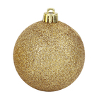 Kit Bola de Natal Dourada Tubo 6cm 6 Peças Cromus