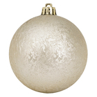 Kit Bola de Natal Nude Fosca 8cm 6 Peças Cromus