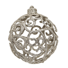 Kit Bola de Natal Nude Fosca 8cm 6 Peças Cromus