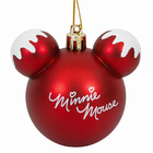 Kit Bola de Natal para Árvore Plástico Tecido Vermelho, Verde e Branco 8x8cm Cromus