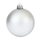 Kit Bola de Natal Prata Tubo 6cm 6 Peças Cromus