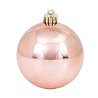 Kit Bola de Natal Rosé Perolada 8cm 6 Peças Cromus