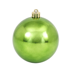 Kit Bola de Natal Verde Tubo 8cm 6 Peças Cromus