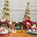 Kit Bola de Natal Verde Veludo 8cm 6 Peças Cromus