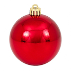 Kit Bola de Natal Vermelha Perolada 6cm 6 Peças Cromus