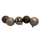 Kit Bolinhas De Natal 5cm Enfeite Natalino 30un Bronze