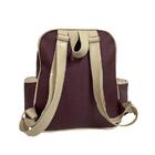 Kit Bolsa Maternidade Com Mochila E Trocador Vinho 2 Pçs