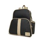 Kit Bolsa Maternidade Com Mochila Trocador E Frasqueira Preto