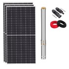 Kit Bomba Solar 270w Lepono 44v 42mca Painel Placa