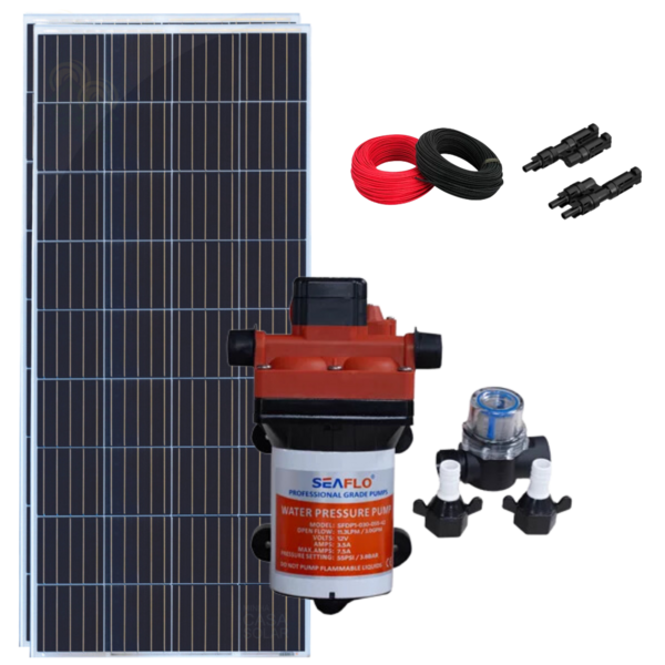 Kit Bomba Solar 300w Para Alambique Seaflo 41mca
