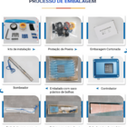 Kit Bomba Solar 750w Com 3 Painéis Solares – Tétis