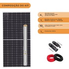 Kit Bomba Solar 750w Lepono 108v 98mca Painel Placa