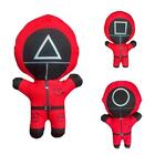 Kit Boneco De Pelucia Squid Game Round 6 Vermelho Serie Netfl