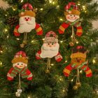 Kit Bonecos Natal Pelúcia Guizo Rena, Papai Noel, Boneco Neve