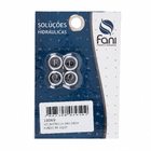 Kit Botão ABS Fundo Branco Fani