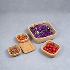 Kit Bowl Quadrado 14/23cm Petisqueiras Bambu 4 Pçs - Oikos Un