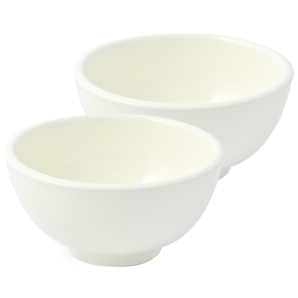 Kit Bowl Tigela Branco Clean 13cm 2 Peças 8487
